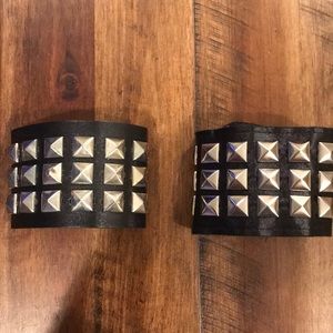 Studded Leather Bracelets for Costumes